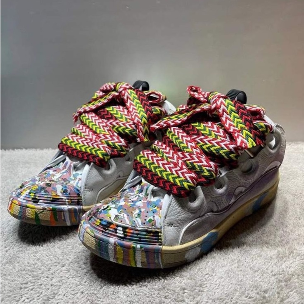 NEW LANVIN X GALLERY DEPARTMENT GRAFFITI SNEAKER. Size 7. BRAND NEW.